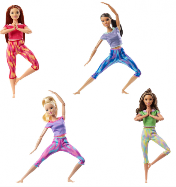 BARBIE ΑΜΕΤΡΗΤΕΣ ΚΙΝΗΣΕΙΣ ( 3 σχεδια)