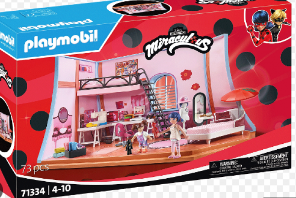PLAYMOBIL-MIRACULOUS: ΤΟ ΔΩΜΑΤΙΟ ΤΗΣ MARINETTE (MT)