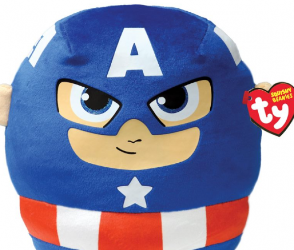 SQUISHY BEANIES CAPTAIN AMERICA 30εκ. Χ 75εκ. (ΚΙΝΑ)