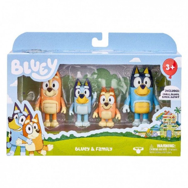 BLUEY ΦΙΓΟΥΡA 4 PACK - ΘΕΜΑ ΕΞOΧΙΚΟ