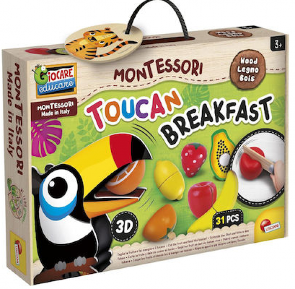 MONTESSORI WOOD TOUCAN BREAKFAST