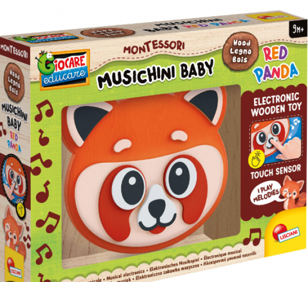 MONTESSORI WOOD MUSICHINI RED