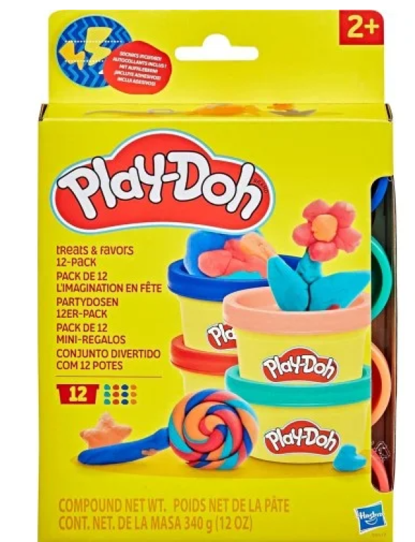 PLAY-DOH TREATS AND FAVORS 12 PACK (KINA)