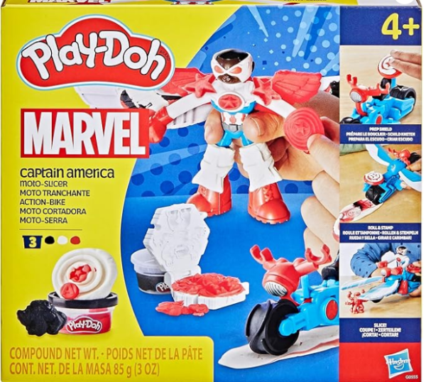 PLAY-DOH CAPTAIN AMERICA MOTO-SLICER (KINA)