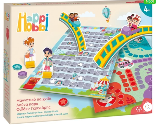 HAPPIHOBBI MAGNET ΛΟΥΝΑ ΠΑΡΚ ΦΙΔΑΚΙ ΓΚΡΙΝΙΑΡΗΣ (ΚΙΝΑ)