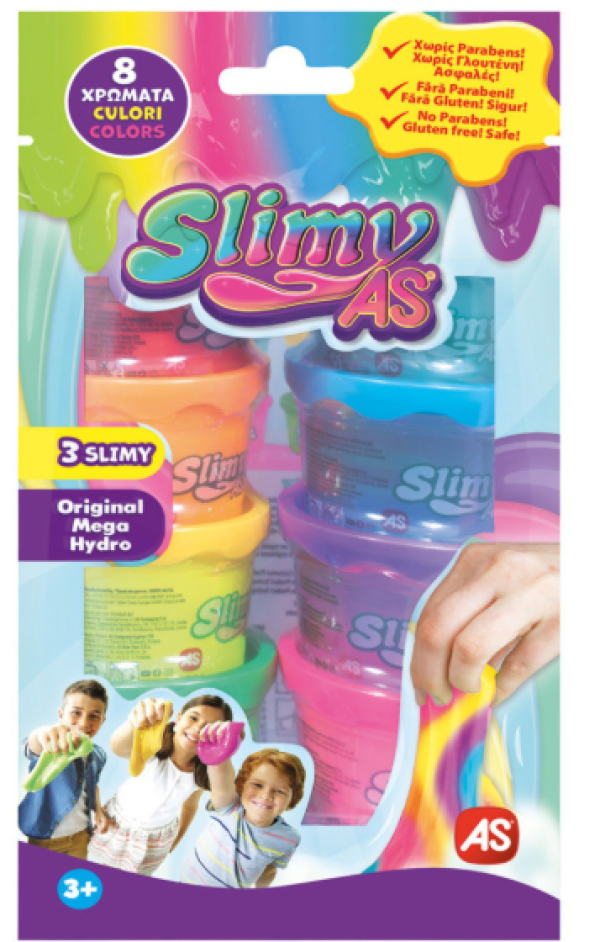 ΣΕΤ ΧΛΑΠΑΤΣΑ SLIMY 8 ΒΑΖΑΚΙΑ,2ΟΖ ΣΕ ΣΑΚΟΥΛΑΚΙ-ΣΤΑΝΤ 12τεμ.(ΚΙΝΑ)