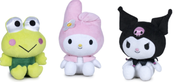SOFTIES HELLO KITTY KUROMI ΛΟΥΤΡΙΝΟ 22εκ.-3σχεδια (ΚΙΝΑ)