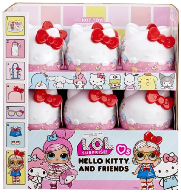 LOL SURPRISE LOVES HELLO KITTY & ΦΙΛΕΣ ΚΟΥΚΛΑ ASST-ΣΤΑΝΤ 12τεμ.(ΟΛΛΑΝΔΙΑ)