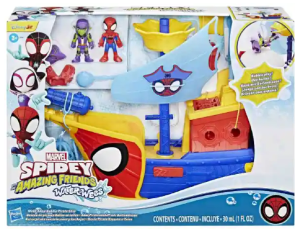 SPIDEY AND FRIENDS WEBS AHOY BUBBLE SHIP (KINA)