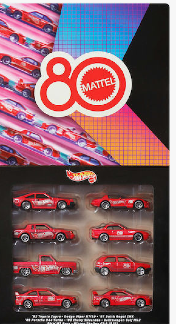 HOT WHEELS ΑΥΤΟΚΙΝΗΤΑΚΙΑ MATTEL 80 ΧΡΟΝΙΑ-ΣΕΤ ΤΩΝ 8