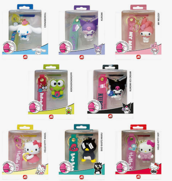 HELLO KITTY & FRIENDS ΜΠΡΕΛΟΚ,ASSORT-ΣΤΑΝΤ 8τεμ.(KINA)