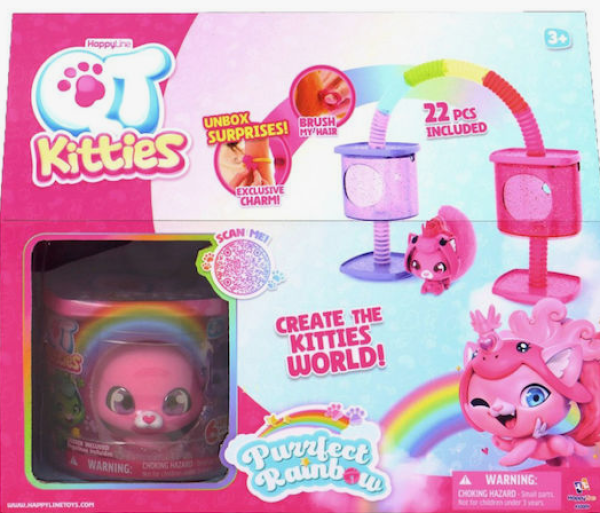 QT KITTIES RAINBOW PLAYSET