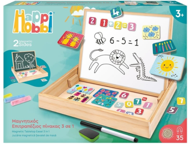 HAPPIHOBBI MAGNET ΕΠΙΤΡΑΠΕΖΙΟΣ ΠΙΝΑΚΑΣ (ΚΙΝΑ)