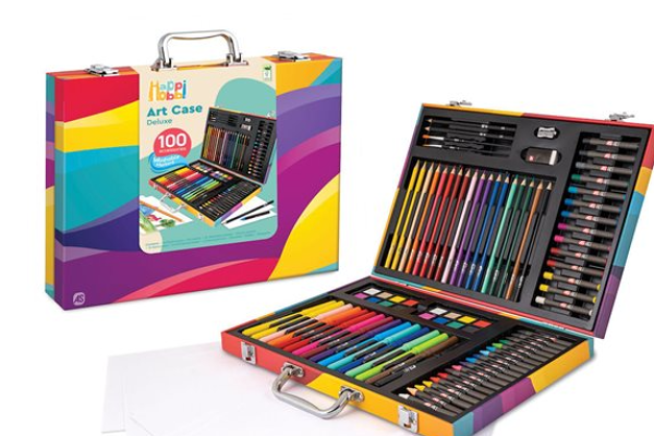 HAPPIHOBBI ΚΑΣΕΤΙΝΑ ΖΩΓΡ/ΚΗΣ DLX 100 ΑΞΕΣΟΥΑΡ RAINBOW(EN)-KINA