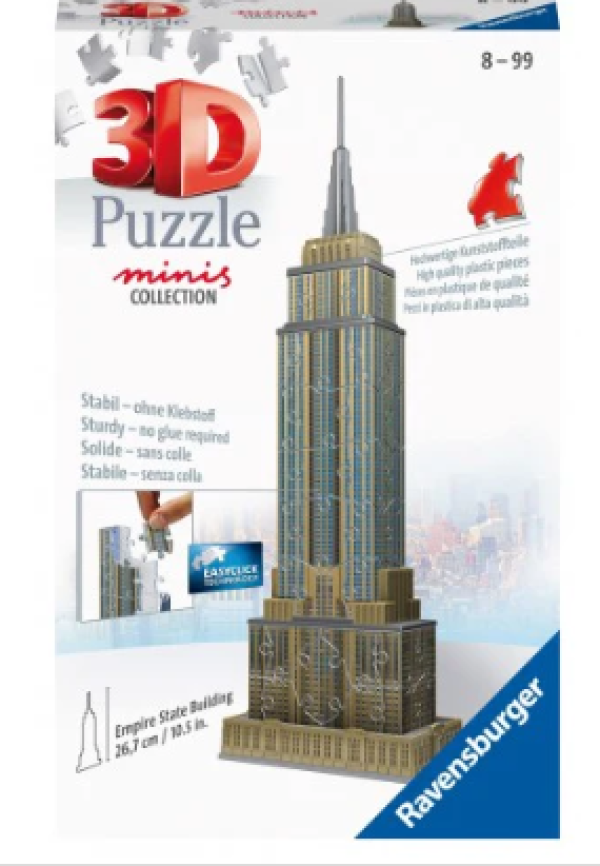 3D PUZZLE MINIS 54τεμ.EMPIRE STATE BUILDING (ΤΣΕΧΙΑ)