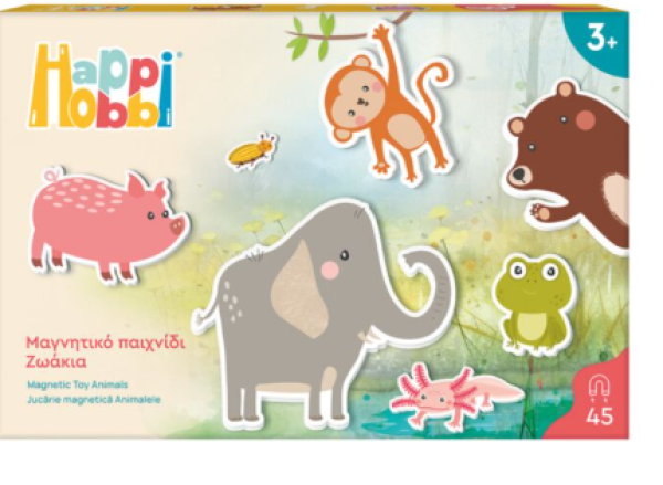 HAPPIHOBBI MAGNET ΖΩΑΚΙΑ     (ΚΙΝΑ)