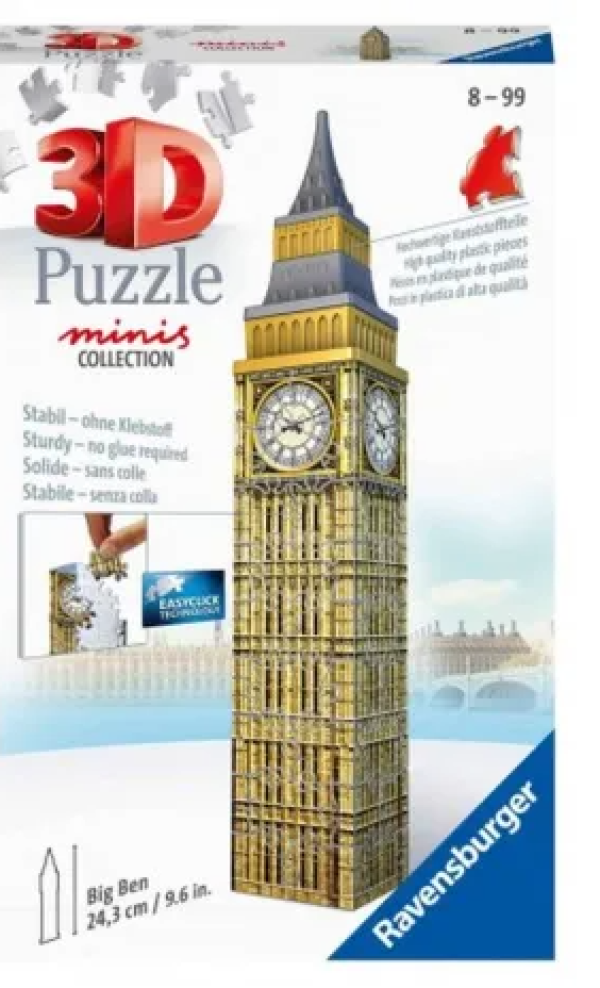 3D PUZZLE MINIS 54τεμ.BIG BEN  (ΤΣΕΧΙΑ)