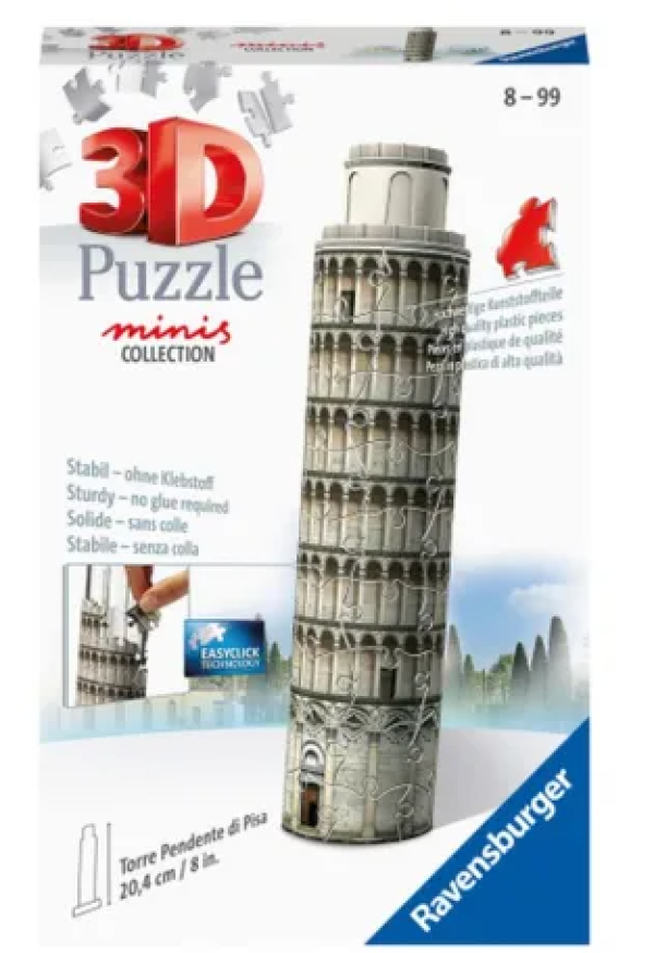 3D PUZZLE MINIS 54τεμ.ΠΥΡΓΟΣ ΤΗΣ ΠΙΖΑΣ (ΤΣΕΧΙΑ)