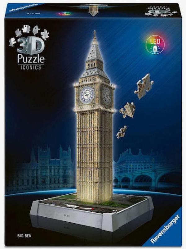 3D ICONICS BIG BEN NIGHT EDITION 216τεμ.(ΤΣΕΧΙΑ)