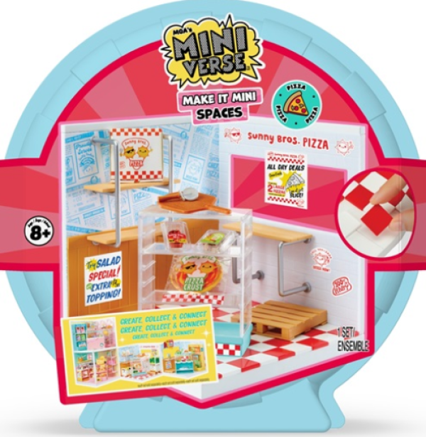 MINIVERSE-MAKE IT MINI SPACES STARTER PACK PIZZA (KINA)