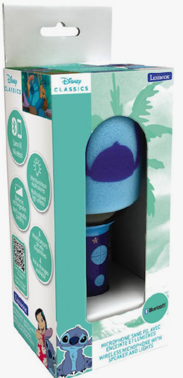 STITCH ΜΙΚΡΟΦΩΝΟ ΦΩΤΙΣΜΟΥ ΜΕ ΜΕΛΩΔΙΕΣ & ΗΧΗΤΙΚΑ