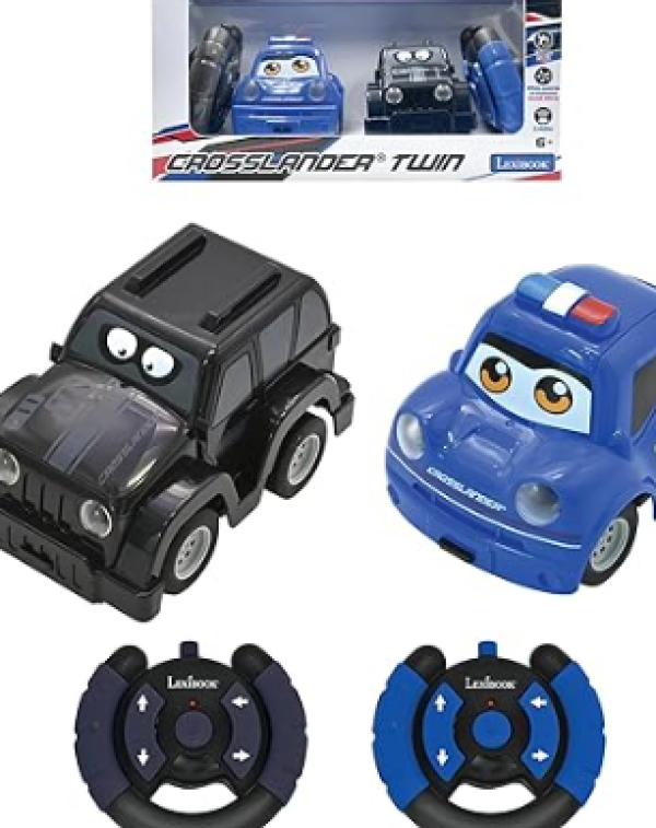 CROSSLANDER TWIN-POLICE CAR AND THIEF CAR SET