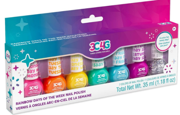 RAINBOW DAYS OF THE WEEK NAIL POLISH (KINA)