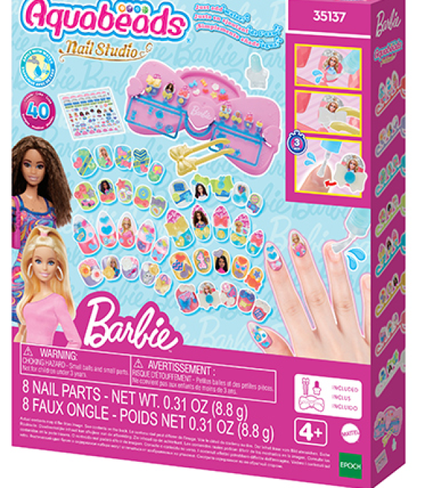 AQUABEADS ΚΙΤ ΔΗΜΙΟΥΡΓΙΑΣ ΝΥΧΙΩΝ BARBIE