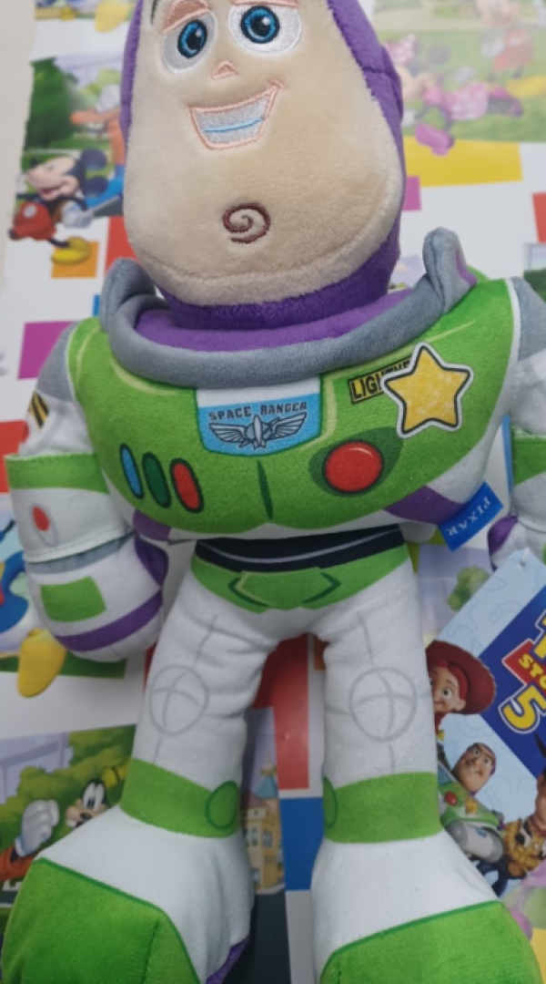ΧΝΟΥΔΩΤΟ DISNEY PIXAR BUZZ TOY STORY 25εκ.(ΚΙΝΑ)