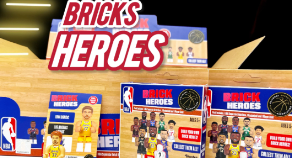 NBA BRICK HEROES ΣΤΑΝΤ 24τεμ.(ΚΙΝΑ)