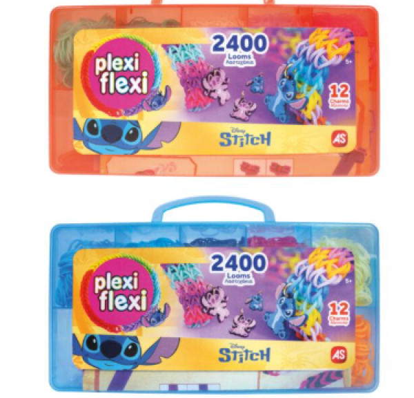 PLEXI FLEXI STITCH ΘΗΚΗ 2400 ΛΑΣΤΙΧΑΚΙΑ &12 ΑΞΕΣΟΥΑΡ OF 2 COLORS (KINA)