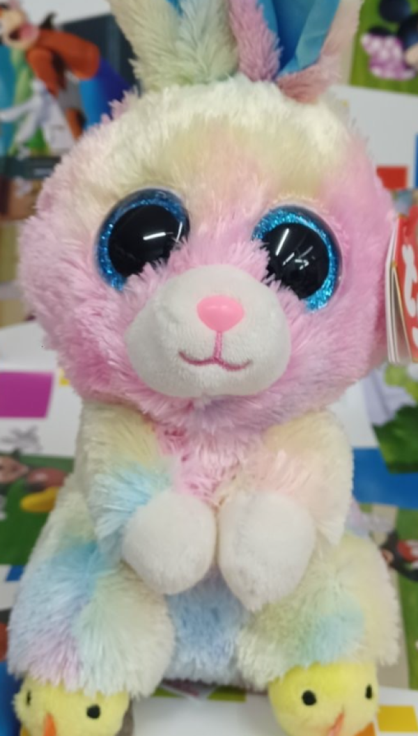 ΧΝΟΥΔΩΤΟ BEANIE BOOS ΚΟΥΝΕΛΑΚΙ ΠΟΛΥΧΡΩΜΟ 15εκ.(ΚΙΝΑ)