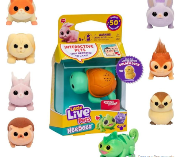 LITTLE LIVE PETS ΗΛ.ΖΩΑΚΙ NEEDEES-ΣΤΑΝΤ 9τεμ.(KINA)