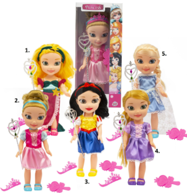 ΛΑΜΠΑΔΑ ΠΡΙΓΚΙΠΙΣΣΕΣ ΠΑΡΑΜΥΘΙΩΝ ΚΟΥΚΛΑ TODDLER 35εκ.AST (KINA)