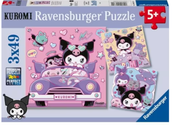 ΠΑΖΛ 3χ49 τεμ.KUROMI (ΤΣΕΧΙΑ)