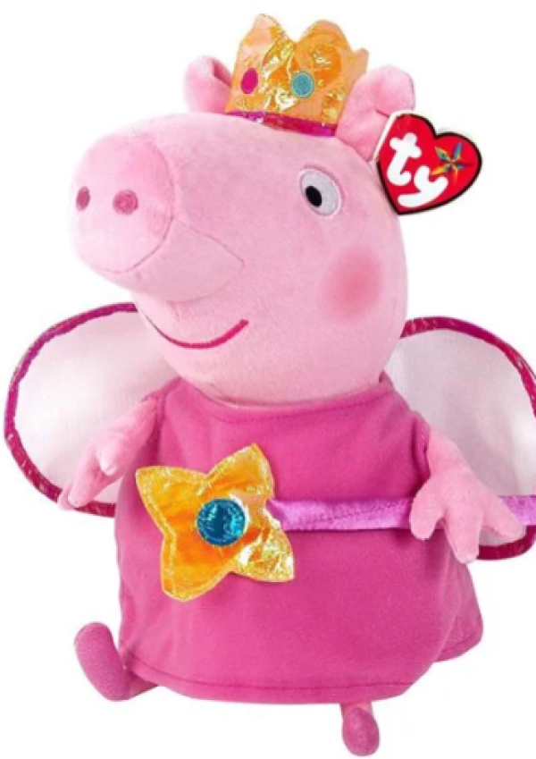 ΧΝΟΥΔΩΤΟ BEANIE BABIES PEPPA ΠΡΙΓΚΙΠΙΣΣΑ 15εκ.(KINA)
