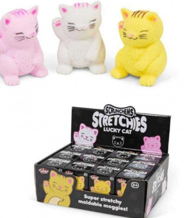 SCRUNCHEMS STRETCHIES LUCKY CAT-ΣΤΑΝΤ 12τεμ.