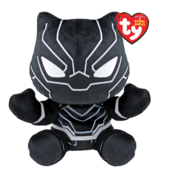 BEANIE BABIES MARVEL BLACK PANTHER 15εκ.ΧΝΟΥΔΩΤΟ (ΚΙΝΑ)