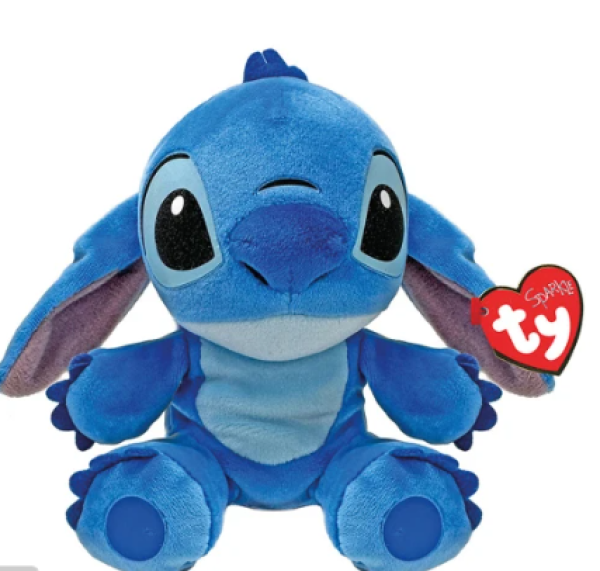 ΧΝΟΥΔΩΤΟ BEANIE BABIES DISNEY STITCH 15εκ.(ΚΙΝΑ)