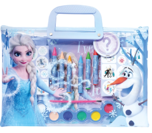 ΣΕΤ ΖΩΓΡΑΦΙΚΗΣ ΔΙΑΦΑΝΗ ΤΣΑΝΤΑ FROZEN ICY ADVENTURE (KINA)