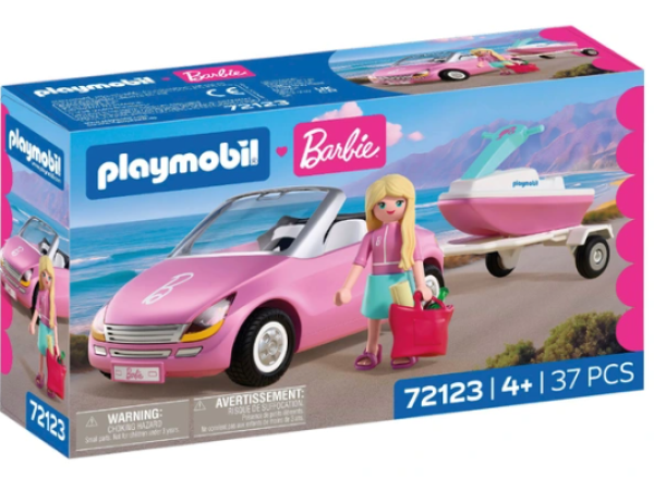PLAYMOBIL x BARBIE ΚΑΜΠΡΙΟ ΜΕ ΘΑΛΑΣΣΙΟ JET (BA)