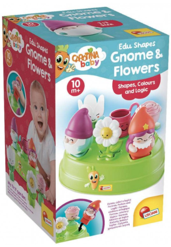 CAROTINA EDU SHAPES-GNOME AND FLOWERS