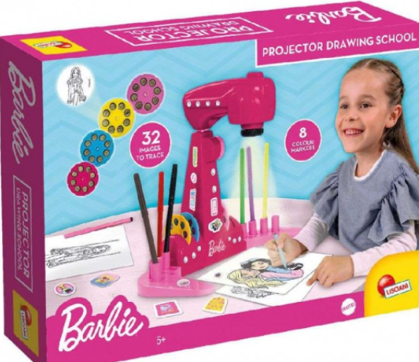 BARBIE PROJECTOR DRAWING SCHOOL