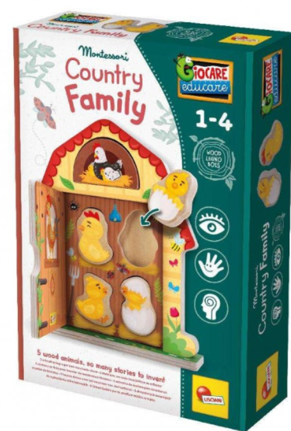 MONTESSORI LEGNO-COUNTRY FAMILY