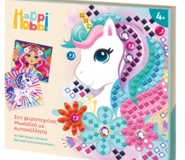 HAPPIHOBBI ART MOSAIC STICKERS DREAMWORLD (KINA)