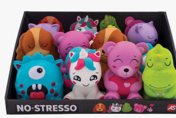 NOSTRESSO SQUISHY ΖΩΑΚΙΑ MAXI 6σχ.,ASSORTM.(ΚΙΝΑ)