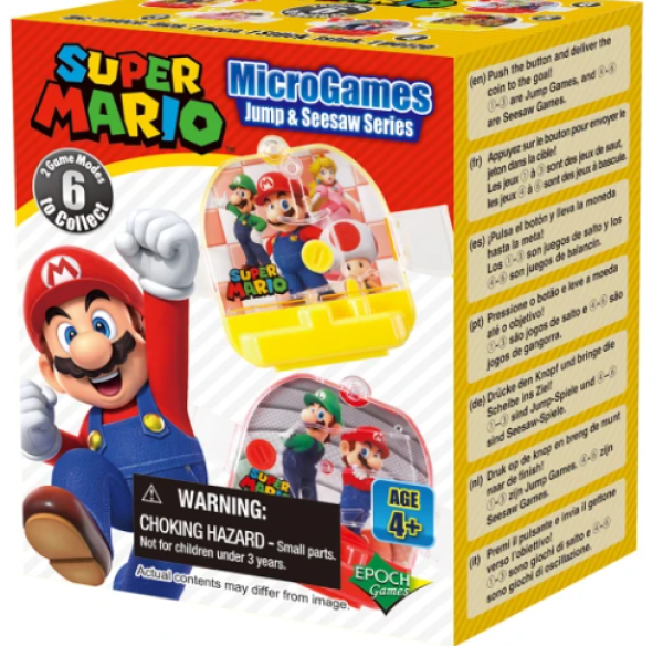 SUPER MARIO MICRO GAMES JUMP & SEESAW SERIES-ΣΤΑΝΤ 12 τεμ.