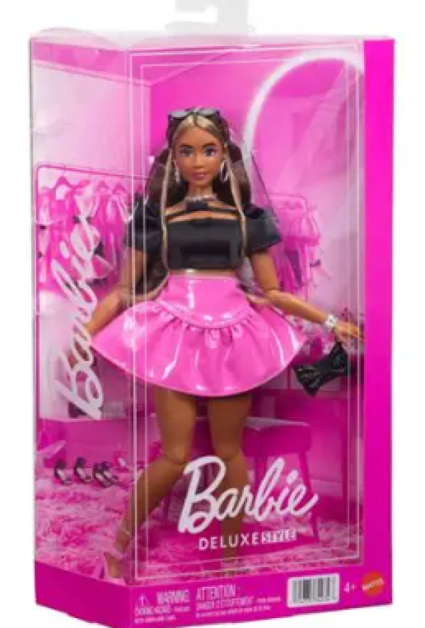 BARBIE DELUXE STYLE-ΡΟΖ ΒΙΝΥΛ ΦΟΥΣΤΑ