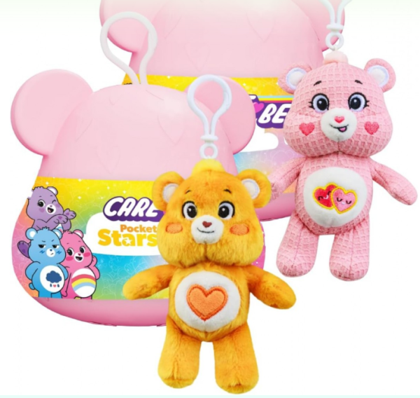 CARE BEARS ΛΟΥΤΡΙΝΟ ΜΕ ΚΛΙΠ 15εκ.-ΣΤΑΝΤ 12τεμ.(KINA)