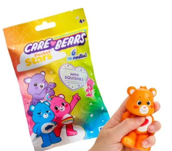 CARE BEARS ΦΙΓΟΥΡΑ SQUISHY 10εκ.ΦΑΚΕΛΑΚΙ-ΣΤΑΝΤ 12τεμ.(KINA)